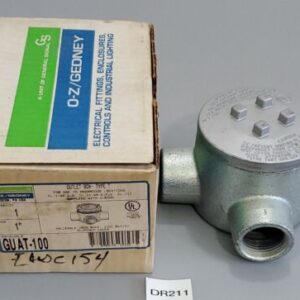 *NEW* Oz Gedney GUAT-100 Malleable Iron Body Zinc Plated Alum Cover + Warranty! - Image 1