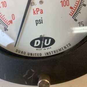Duro United Instruments 0-15 PSI 7 1/2” Used 30 Day Warranty Fast Shipping! - Image 2