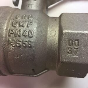 NEW Rub 600 CWP PN40 MS58 1 1/4" Ball Valve Lot Of 2 Fast Shipping! - Image 2