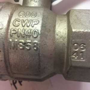 NEW Rub 600 CWP PN40 MS58 1 1/4" Ball Valve Lot Of 2 Fast Shipping! - Image 3