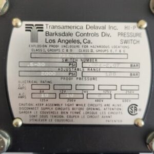 *NEW* Barksdale P1X-H30 HI-P Pressure Switch .5-30Psi /2000Psi Max + Warranty! - Image 3