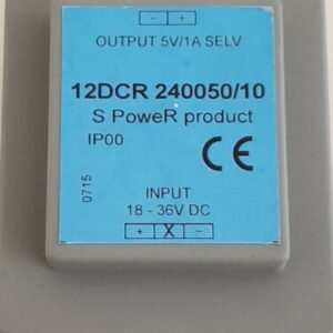 DC/DC Converter 12DCR 240050/10 S PoweR Product Out: 5V 1A In: 18-36Vdc Warranty - Image 4
