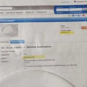 *NEW SURPLUS* [2] GE Healthcare 18-0252-76 Net 10um Top Adapter 200 PA Warranty - Image 6