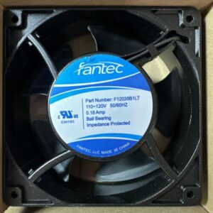 NEW IN BOX Fantec F12038B1LT 110~120V 50/60Hz 0.18A Ball Bearing Impedence Protc - Image 3