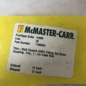 Lot Of 12 Cooper 1-1/4” Set Screw Type Coupling Connector for EMT Conduit (New) - Image 3