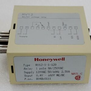 *NEW* Honeywell RV12-1-1-120 Relay 1 Pole 8A/250Vac 120Vac 50/60Hz + Warranty! - Image 3