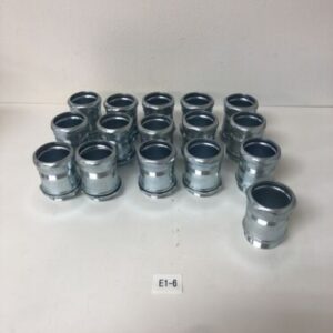 1-1/2" Metallic Tube EMT Compression Connector New Fast Shipping (Lot Of 16) - Image 1