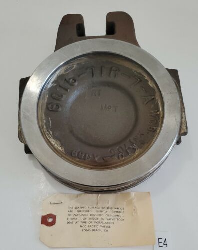 *NEW* Pacific Valves 6GT5-71R-7-A 7" Wedge Gate Valve Disc + Warranty! Main Image