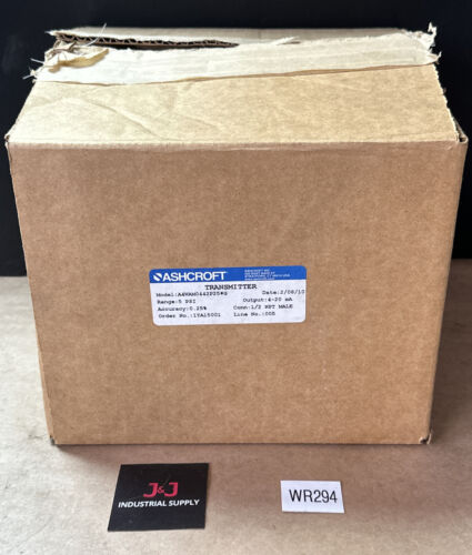 NEW- Ashcroft A4WAM0442P25#G Pressure Transmitter 0.25% Accuracy 5PSIG 1/2NPT Main Image
