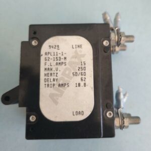 *LOT OF TWO* Airpax APL11-1-62-153-M Circuit Breaker *PREOWNED+FAST SHIPPING* - Image 2