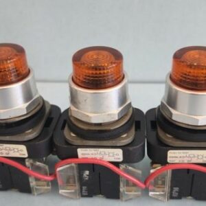 Allen Bradley 800T-QT24A Orange Amber Illuminated Push Button 800TQT24A - Image 4