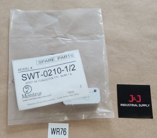 *NEW SEALED* Moniteur Devices SWT-0210-1/2 Reed Switch SPDT 3A Tungsten Warranty Main Image