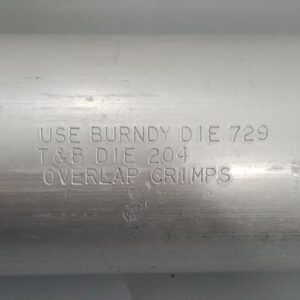 *PREOWNED* Hubbell Burndy HYSPLICE YNS56R Aluminum 1700-1800 KCMIL AL + Warranty - Image 3