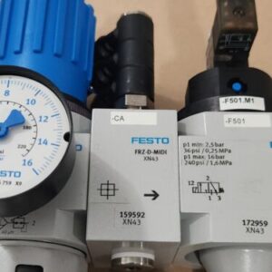 PREOWNED Festo 159584 159592 172959 170691 170685 MSEBB-3-24V PEV-1/4-B-OD Rack - Image 5