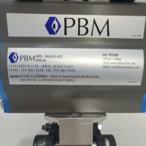 *NEW* PBM PAVCL453S-0075 Actuator w/ SDE-E5U-Q-H324 1" Ball Valve + Warranty! - Image 2