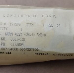 *BRAND NEW* Limitorque 0501-121 Worm Gear Assembly 58:1 Ratio + Warranty! - Image 3
