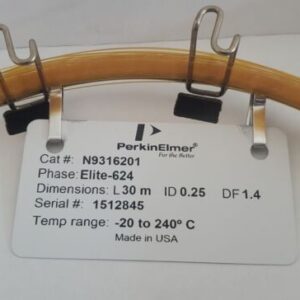 *NEW* Perkin Elmer N9316201 GC-Column Elite-624 30m 0.25mmID 1.4 DF + Warranty! - Image 3
