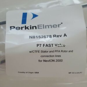 *NEW* Perkin Elmer N8152678 Rev A P7 Fast Valve CTFE Stator & PFA Rotor NexION - Image 4