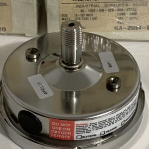 NEW ASHCROFT STAINLESS GAUGE SIZE 3-1/2"35-1009-SW-02B-60# (LOT OF 4) - Image 3