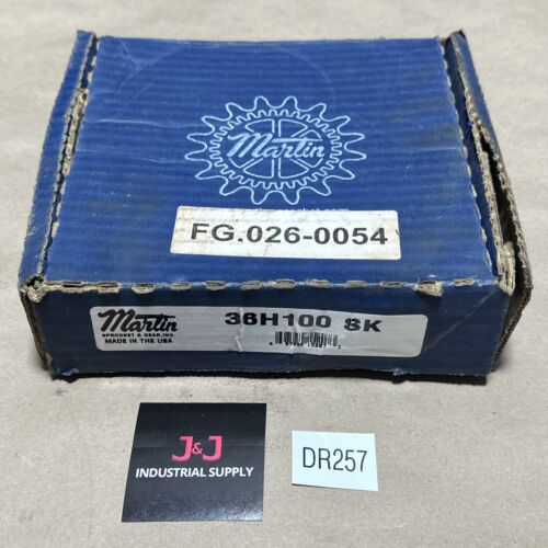 NEW OPEN BOX- Martin H Series 36H100 SK 1/2” Pitch QD Bushed Timed Pulley 36T 1” Main Image