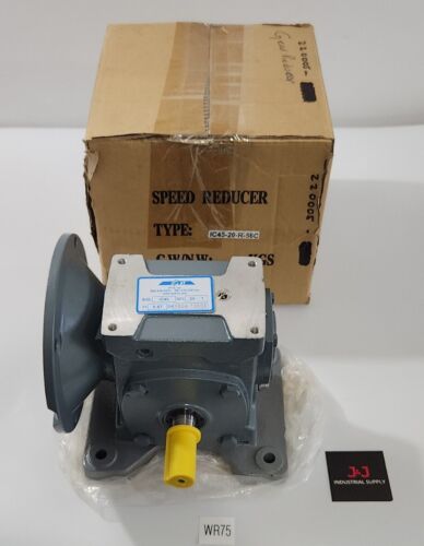 *NEW* IPTS IC45 Speed Reducer Gearbox 20:1 Ratio 0.67Hp 3/4" Shaft + Warranty! Main Image
