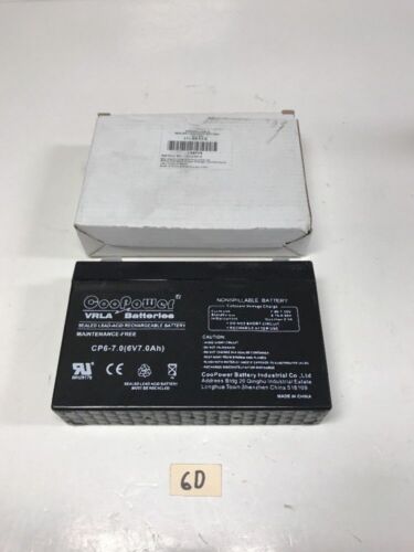 New! Coopower 5EFF5 Sealed Lead Acid Battery *Fast Shipping* Warranty! Main Image