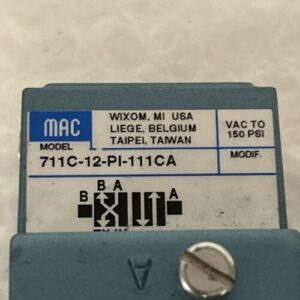 MAC VALVES 711C-12-PI-111CA Fast Shipping!+ Warranty - Image 2