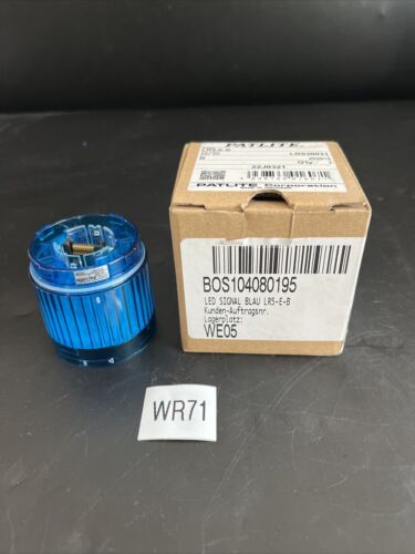 PATLITE LR5-E-B BLUE STACK LIGHT 24VDC (70145 - NEW) Main Image