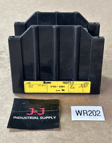 PREOWNED GOOD CONDITION- Buss Bussmann 16377-1 Power Distribution 570A - 600V Main Image