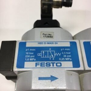 Festo Valves Hel-D-MAXI 165082 / HEE-D-MAXI-24 172950 / FRM-D-MAXI IFM SENSOR - Image 3
