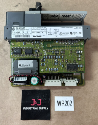 PREOWNED W/KEY- Allen Bradley SLC500 Processor Unit 1747-L543 Ser. B Rev. 3 🇺🇸 Main Image