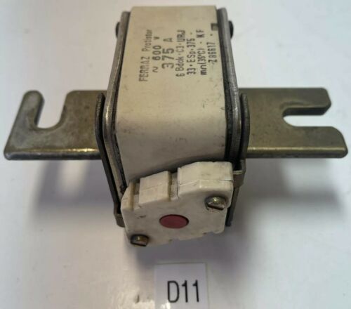 Ferraz Protistor “E” ~600V 375A | 6Bdok•C3•URJ | 33•ESp•375 || Warranty&FastShip Main Image