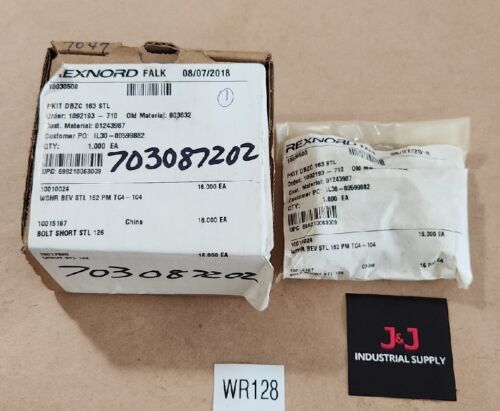 NEW Rexnord 10030500 Thomas Coupling Rebuild Kit PKIT DBZC 163 STL + Warranty! Main Image