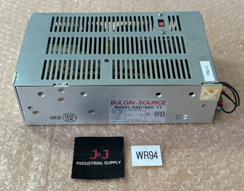 PREOWNED- Bulgin-Source HSH180C-11 115/230Vac 4/2A 60/50Hz, +12Vdc 16A Output Main Image