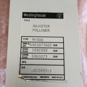 *PREOWNED* Westinghouse M-300 Adjuster Follower Base Module 70AF + Warranty! - Image 3