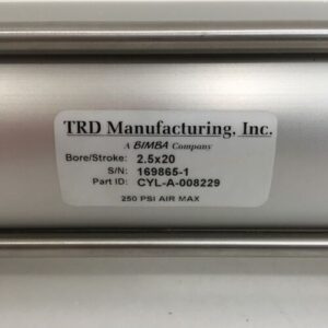 TRD Bimba Hydraulic Cylinder CYL-A-008229 2.5X20 250 PSI W/Balluff Micropulse - Image 4