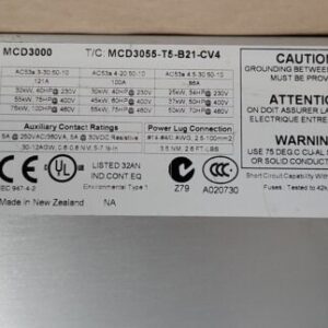*PREOWNED* Danfoss MCD 3000 Drive Motor Soft Starter MCD3055-T5-B21-CV4 Warranty - Image 9