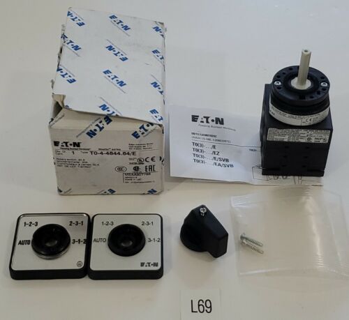 *NEW IN BOX* Eaton T0-4-4844.64/E Rotary Switch 20A + Warranty! Main Image