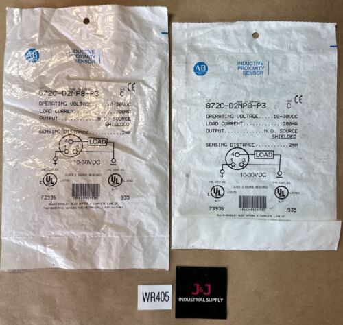 NEW SEALED- 872C-D2NP8-P3 For Allen-Bradley Proximity Switch 10-30VDC 200mA 🇺🇸 Main Image