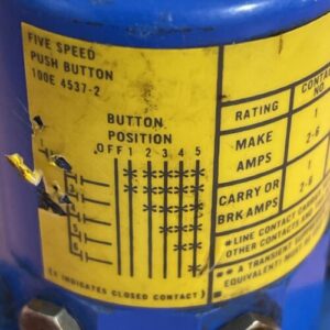 P&H harnischfeger 100E4537-2 5 speed push button Fast Shipping! +Warranty - Image 3