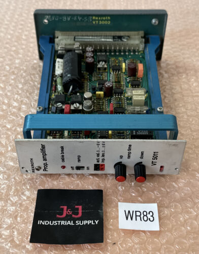 PREOWNED- Rexroth Prop. Amplifier Type- VT 5011 S31 R1 Nr.- 1648/0285 w/VT3002 Main Image