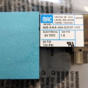 *BRAND NEW* MAC Valves 48B-AMA-000-GDCP-1DV 20-120Psi 24Vdc 1.8W + Warranty! - Image 4