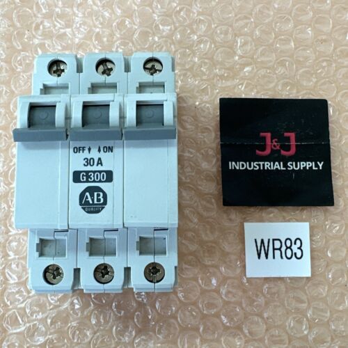 NEW W/OUT BOX- ALLEN BRADLEY 1492-CB3 G300 SER. B 30A 480VAC || FAST SHIPPED🇺🇸 Main Image