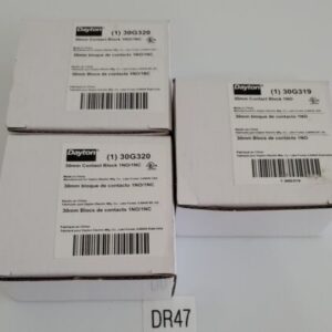 *NEW* LOT OF 4 Dayton [2] 30G320 & [1] 30G319 Contact Blocks 30mm + Warranty! - Image 1