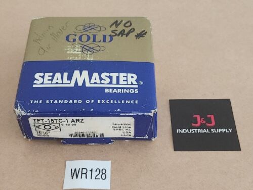 *FACTORY SEALED* SealMaster TFT-15TC-1 ARZ Gold Line Bearing 15/16" + Warranty! Main Image