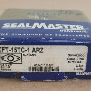 *FACTORY SEALED* SealMaster TFT-15TC-1 ARZ Gold Line Bearing 15/16" + Warranty! - Image 2