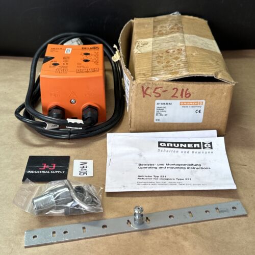 NEW IN BOX- Gruner 231-024-20-S2 / Belimo AM24-S AC/DC 24v 4.5VA 2.5W | WARRANTY Main Image