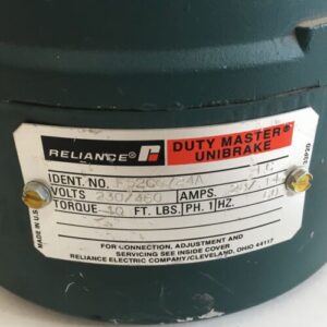 *Pre-Owned* Reliance Duty Master Unibrake F52CO724A 230/460 HZ 60 + *Warranty* - Image 2