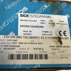 New SICK ARS60-GDA00360 Parallel Encoder Ident Nr 1032851 Warranty Fast Shipping - Image 6