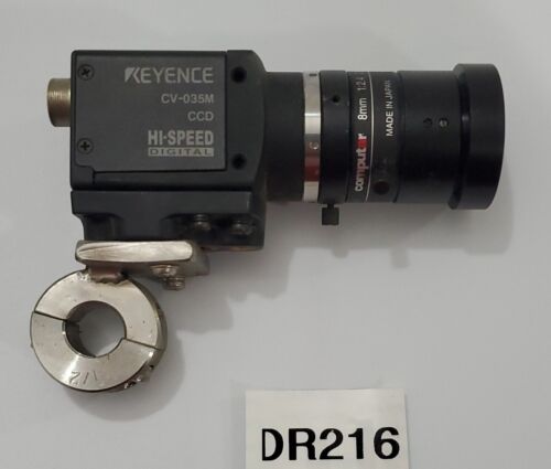 *PREOWNED* Keyence CV-035M CCD Hi-Speed Digital Camera 8mm 1:2.4 2/3" + Warranty Main Image